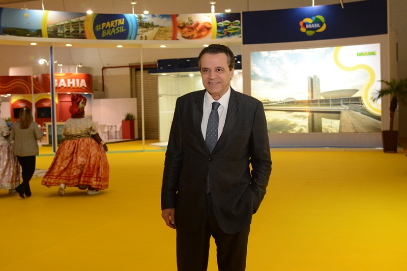 22 de abril de 2015 - Ministro do Turismo Henrique Eduardo Alves participa da abertura da World Travel Makert Latin American. Foto: Thamyres Ferreira/MTur
