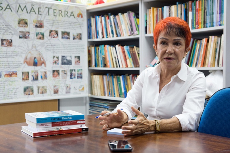 Foto: Anastácia Vaz/Antropóloga Conceição Almeida, professora aposentada e atualmente colaboradora voluntária, atua na UFRN há 40 anos