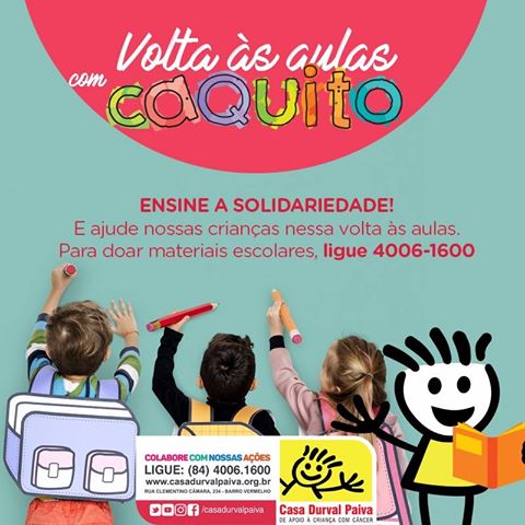Doação Material Escolar_campanha 2018