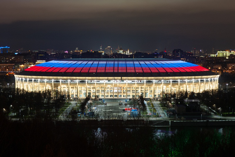 Estádios da Rússia iluminados pela Signify  Signify 