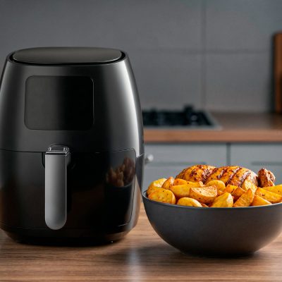 Conheça a air fryer inteligente, suas novas funções, conectividade e como ela evoluiu para facilitar o preparo de refeições.
