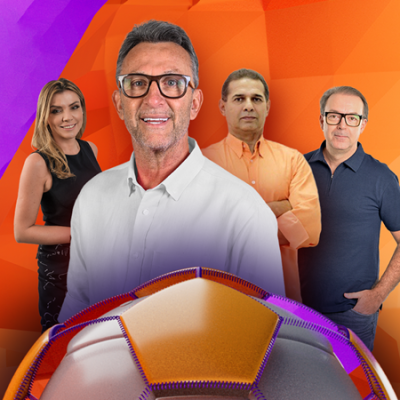 Neto passa a comandar o “Apito Final” às segundas-feiras com comentários de Marília Ruiz, Oscar Roberto Godói e Leandro Quesada. Crédito: Divulgação/Band