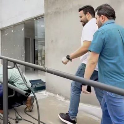 Dr. Tadeu e o Secretário Gedson Santos