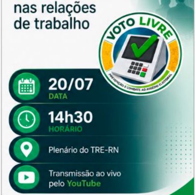 Folder Audiência Assédio Eleitoral