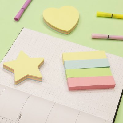 Os Smart Notes da BRW organizam os estudos com cores e formatos divertidos, sem pesar no orçamento
Crédito: divulgação/BRW Suprimentos