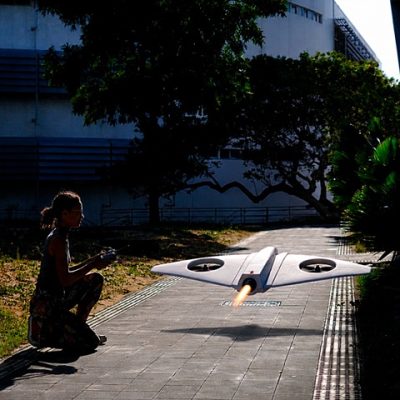 Equipamento pode contribuir para estudos sobre os chamados ‘rios voadores’, na criação temporária de links de comunicação de alta velocidade e na vigilância de fronteira, entre outras áreas. Foto: Cícero Oliveira – Agecom/UFRN