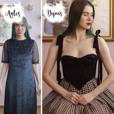 Crédito imagens: Arquivos pessoais - roupas de upcycling
