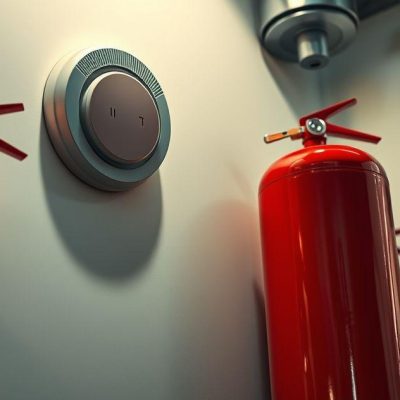 {"prompt":"A detailed close-up shot of contemporary fire safety gear installed inside a commercial building, featuring sleek red fire extinguishers, smoke detectors, and sprinkler heads against clean, modern walls. The ambient lighting casts soft, warm glows highlighting the polished metallic surfaces, evoking a serene and secure atmosphere. The scene emphasizes the sophisticated design and functionality of the equipment, with no people or text present, capturing a quiet, professional indoor environment.nnRealistic photo of modern fire safety equipment in a commercial building, indoor setting, ambient lighting, calm mood, close-up view, no text or characters. - Avoid texts","originalPrompt":"Realistic photo of modern fire safety equipment in a commercial building, indoor setting, ambient lighting, calm mood, close-up view, no text or characters. - Avoid texts","width":1200,"height":630,"seed":42,"model":"flux","enhance":false,"nologo":true,"negative_prompt":"worst quality, blurry","nofeed":false,"safe":false,"isMature":false,"isChild":false}