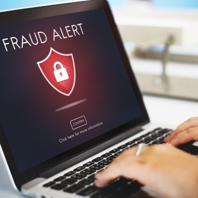 Fraud Scam Phishing Caution Deception Concept